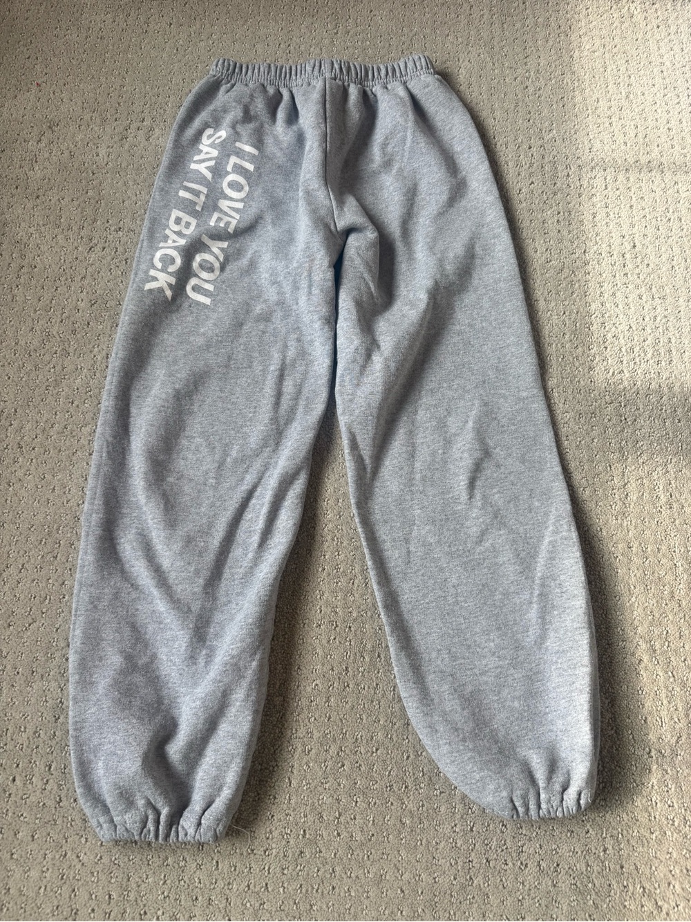 Kids Lonely Ghost Sweatpants size large.